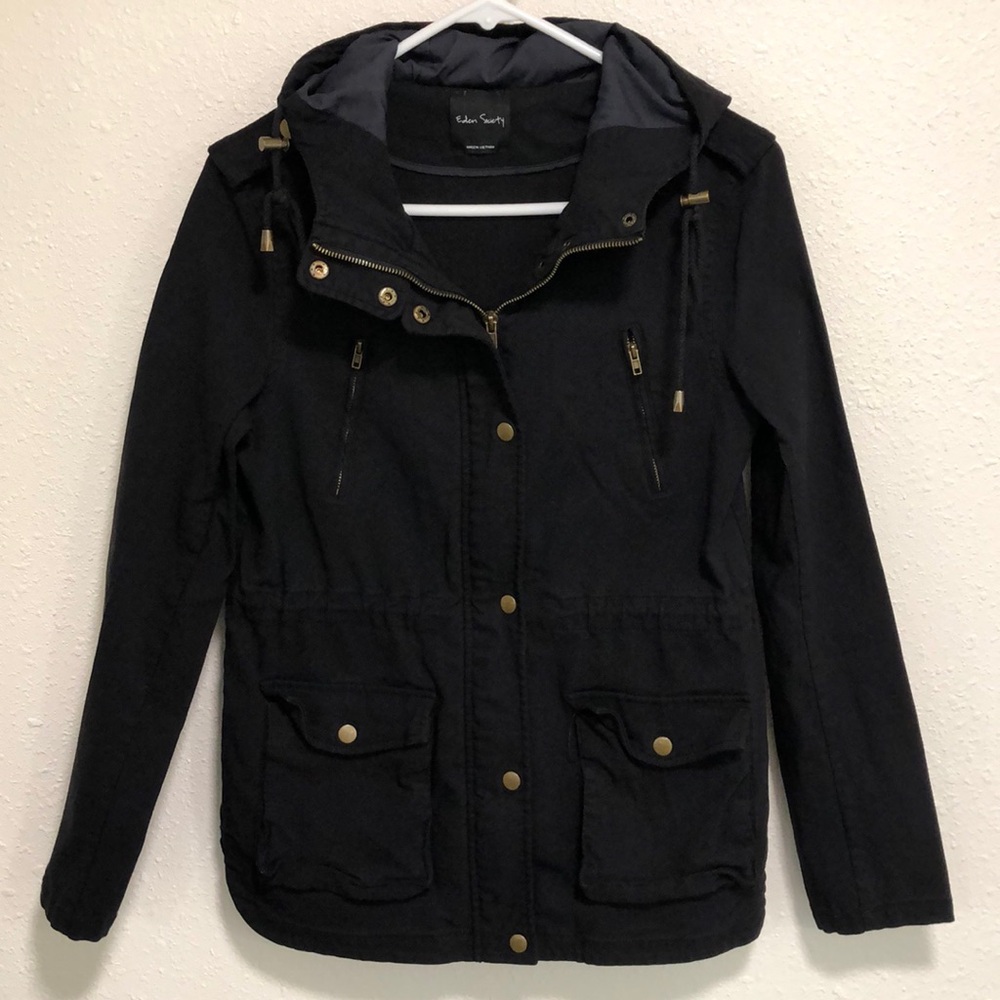 Eden Society Stitch Fix Black Womens Cargo Jacket Size Small